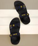 Bata Men Sports Sandals (Navy, Grey, Yellow , 8)