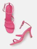 Dressberry Women Heels (Pink , 6)