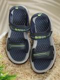 action PHY 554 Comfortable, Ourdoor, Stylish Men Sports Sandals (Navy, Green , 6)