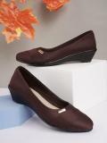 Get Glamr Women Wedges (Brown , 3.5)