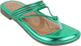 Catwalk Women Flats (Green , 6)