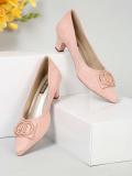 flat n heels Women Heels (Pink , 9)