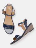 CARLTON LONDON Women Wedges (Navy , 4)