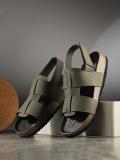 Roadster Men Sandals (Olive , 12)