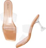 Dressberry Women Heels (Tan , 7)