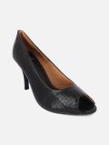 CARLTON LONDON Women Heels (Black , 4)