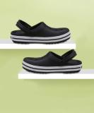 CROCS Kids' Crocband Men Clogs (Black , 8 UK/India)