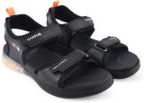 CAMPUS Men Sports Sandals (Black , 9)