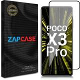 Zapcase Edge To Edge Tempered Glass for POCO X3 Pro (Pack of 1)