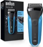 Braun 310s - W&D  Shaver For Men (Black, Blue)