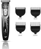 Profiline GEEIMY GM-6123 Trimmer 60 min  Runtime 3 Length Settings (Black)