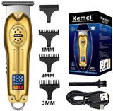 Kemei km-678 Digital USB  Shaver For Men (Gold)