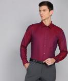 Raymond Men Solid Formal Maroon Shirt