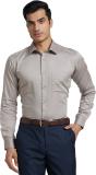 Raymond Men Solid Formal Grey Shirt