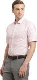 TURTLE Men Printed Formal Pink Shirt