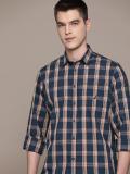 NAUTICA Men Checkered Casual Blue Shirt