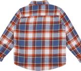 Pepe Jeans Boys Checkered Casual Orange Shirt