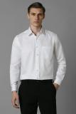 LOUIS PHILIPPE Men Self Design Formal White Shirt