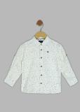 Allen Solly Boys Printed Casual White Shirt