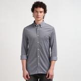 TOMMY HILFIGER Men Solid Casual Grey Shirt