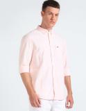 TOMMY HILFIGER Men Solid Casual Pink Shirt