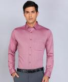 Raymond Men Self Design Formal Red Shirt