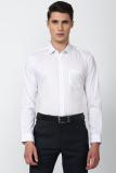 VAN HEUSEN Men Striped Formal White Shirt