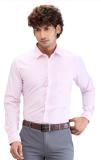 PARK AVENUE Men Checkered Formal Pink Shirt