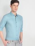 ARROW Men Solid Formal Light Blue Shirt