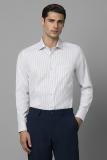 LOUIS PHILIPPE Men Striped Formal White Shirt