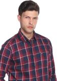 Arrow Sport Men Checkered Casual Red Shirt