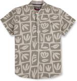 GINI & JONY Boys Printed Casual Beige Shirt