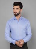 Canary London Men Solid Formal Light Blue Shirt