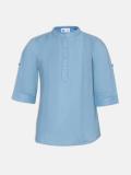 OXOLLOXO Boys Geometric Print Casual Light Blue Shirt