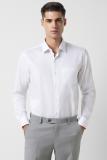 VAN HEUSEN Men Solid Formal White Shirt