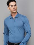 CODE by Lifestyle Men Solid Formal Blue Shirt