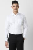 VAN HEUSEN Men Solid Formal White Shirt