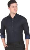 ARROW Men Solid Casual Black Shirt