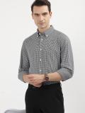 TOMMY HILFIGER Men Checkered Casual Black Shirt