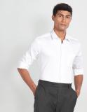 ARROW Men Solid Formal White Shirt