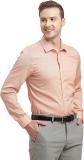 TURTLE Men Printed Formal Pink Shirt