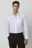 VAN HEUSEN Men Solid Formal White Shirt