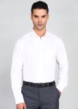 PARK AVENUE Men Printed Formal White Shirt