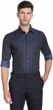 ARROW Men Striped Casual Blue Shirt