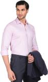 ARROW Men Self Design Formal Pink Shirt