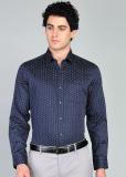 ARROW Men Printed Formal Blue Shirt