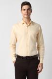 PETER ENGLAND Men Solid Formal Yellow Shirt