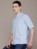 NAUTICA Men Striped Casual Blue Shirt