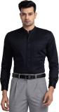 Raymond Men Solid Formal Black Shirt