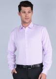 PARK AVENUE Men Checkered Formal Purple Shirt